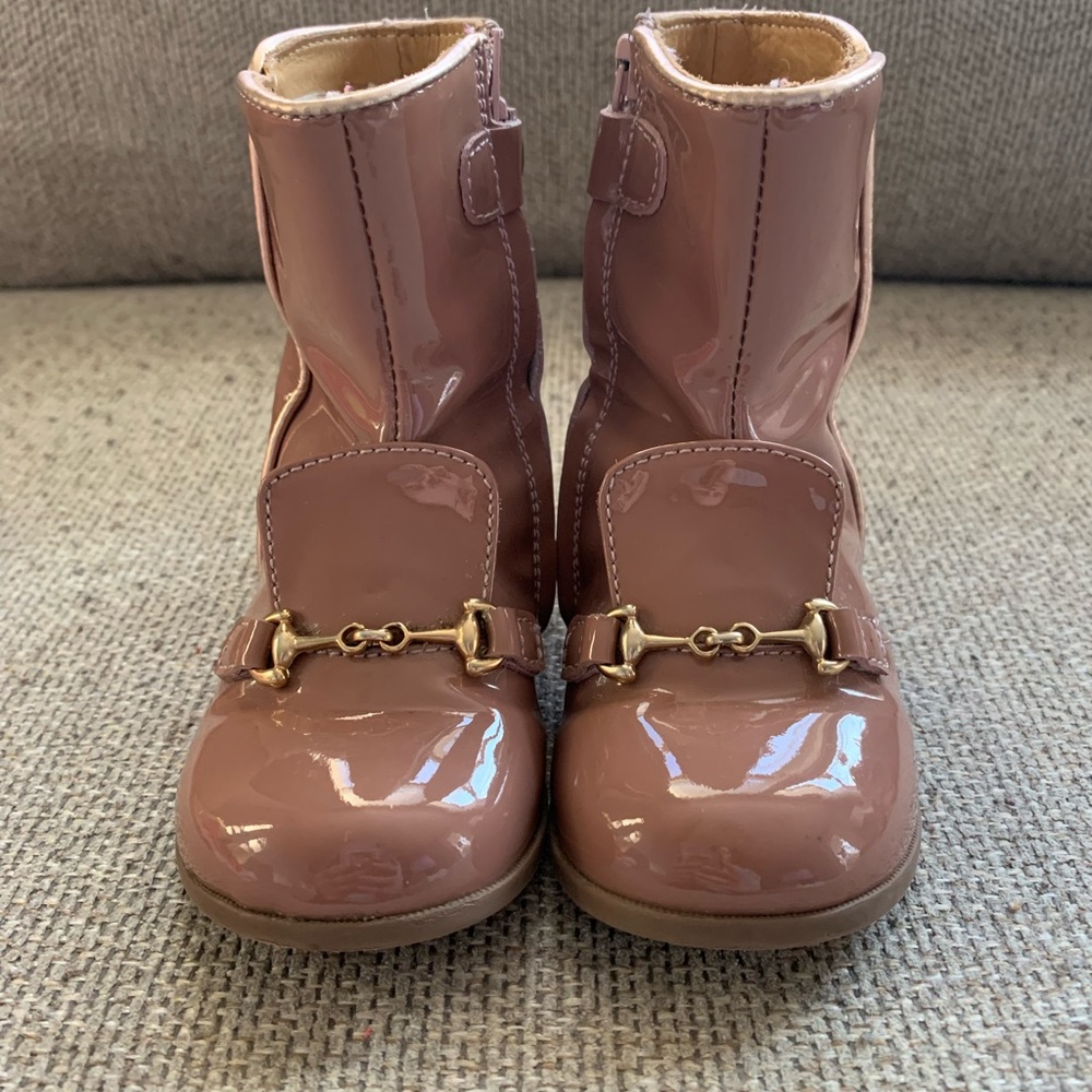Leather boots for little girls size 4